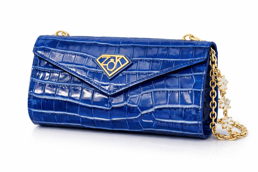Royal blue Clutch