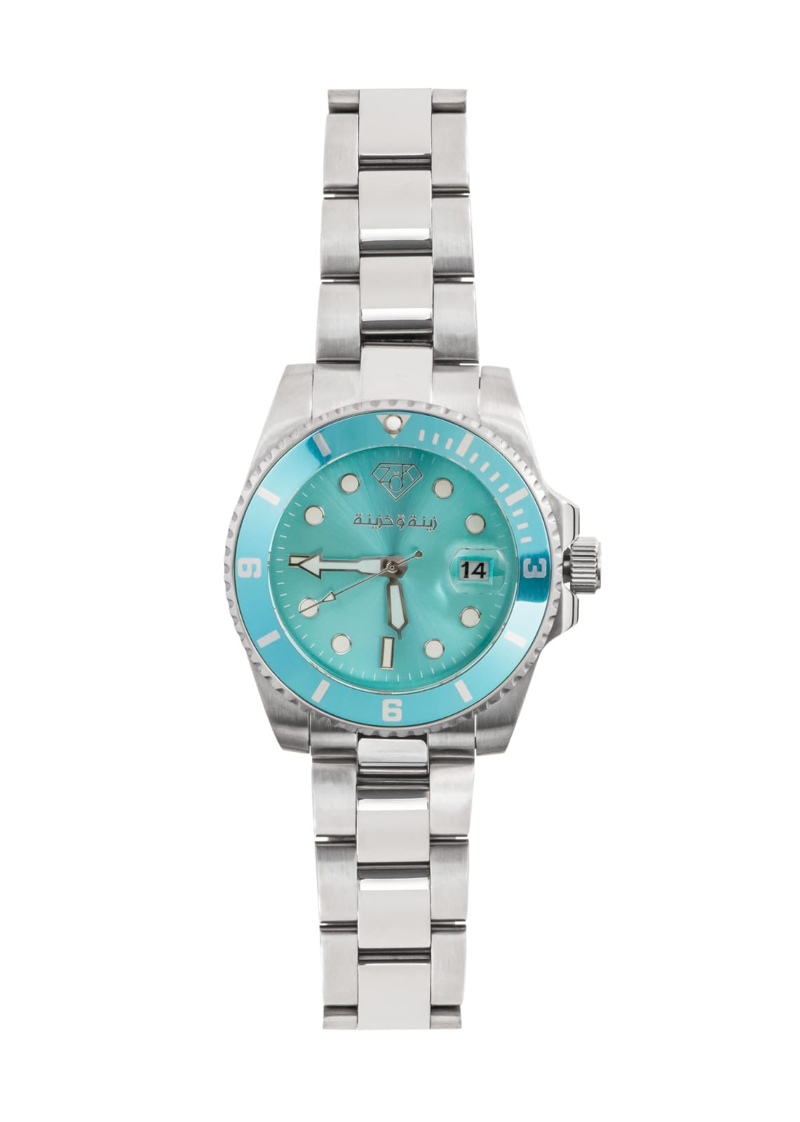 Khaled Signature Watch Light Blue UAE
