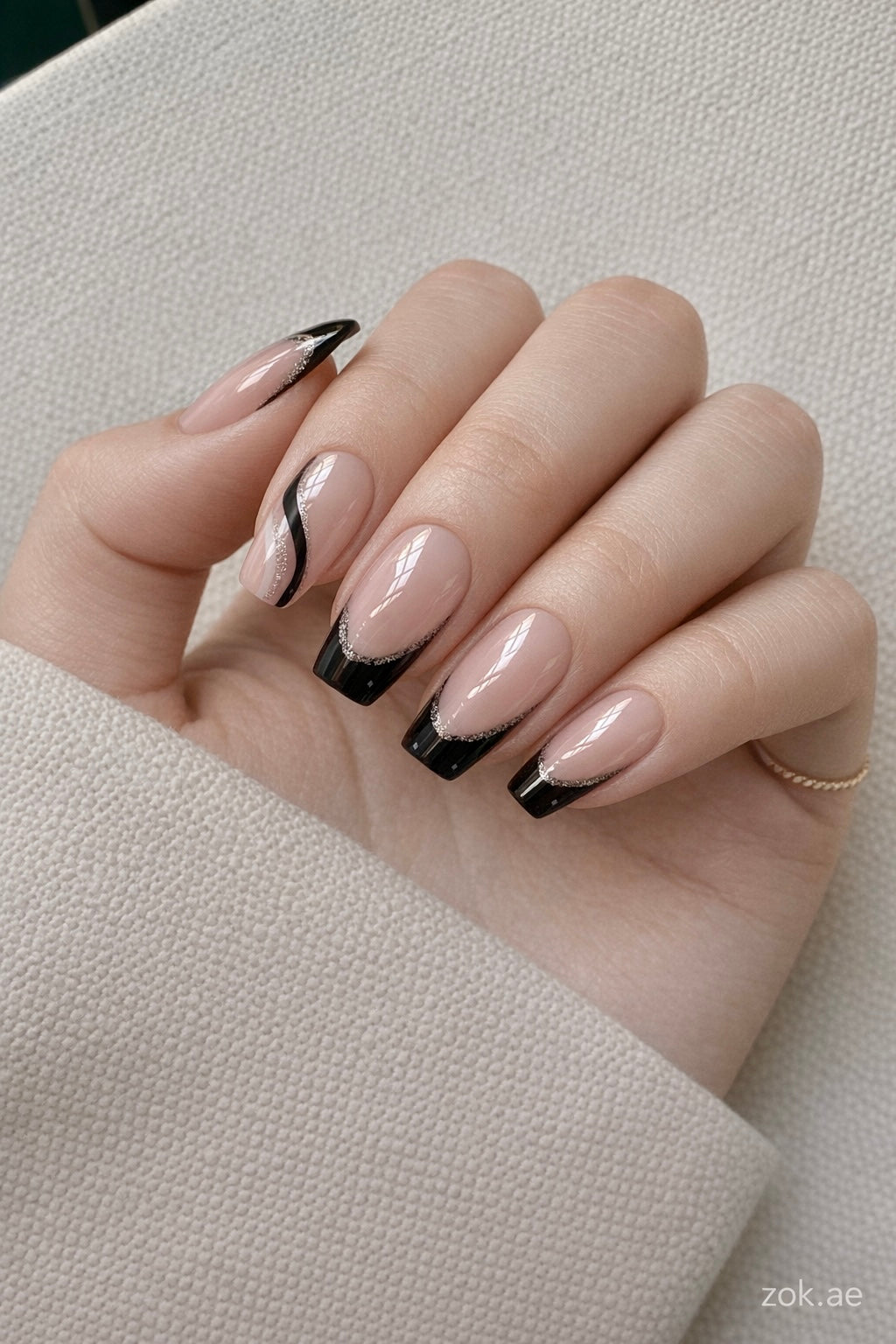 Press On Nails 021 Elegant Nails UAE ZOK