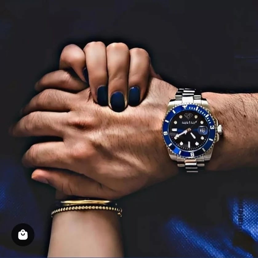 Khaled Signature Watch Stainless Steel UAE