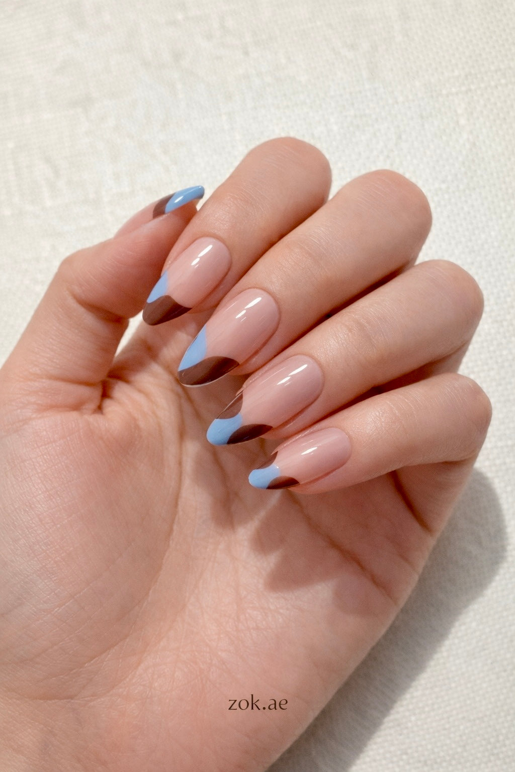 Press On Nails 010 Glossy Nails UAE ZOK