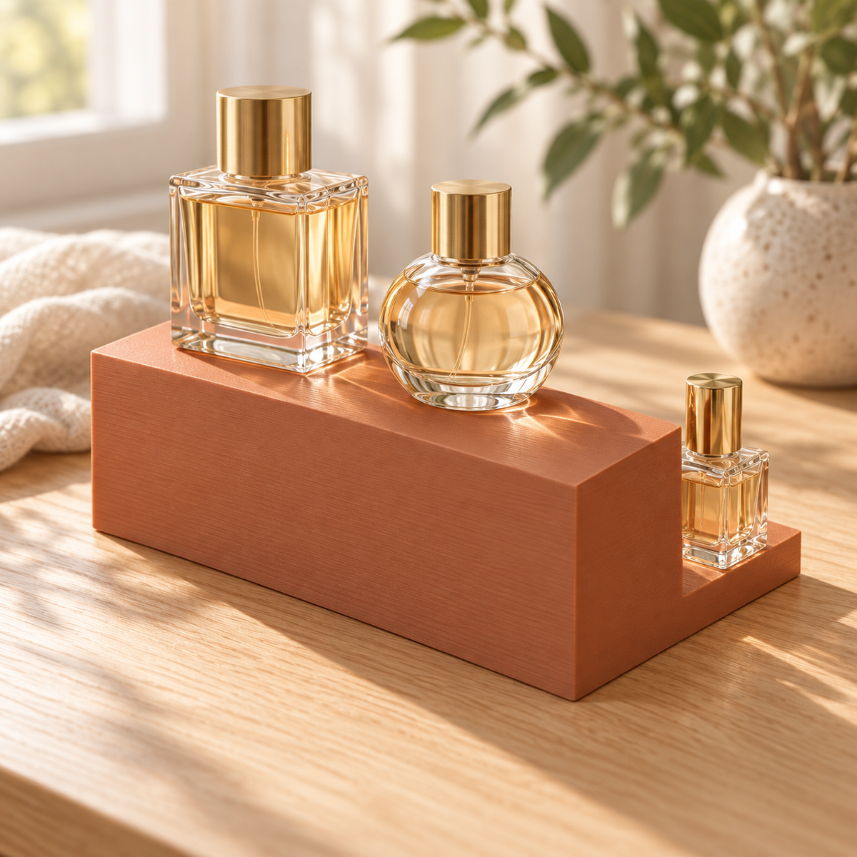 منصة عرض العطور — عرض رقمي